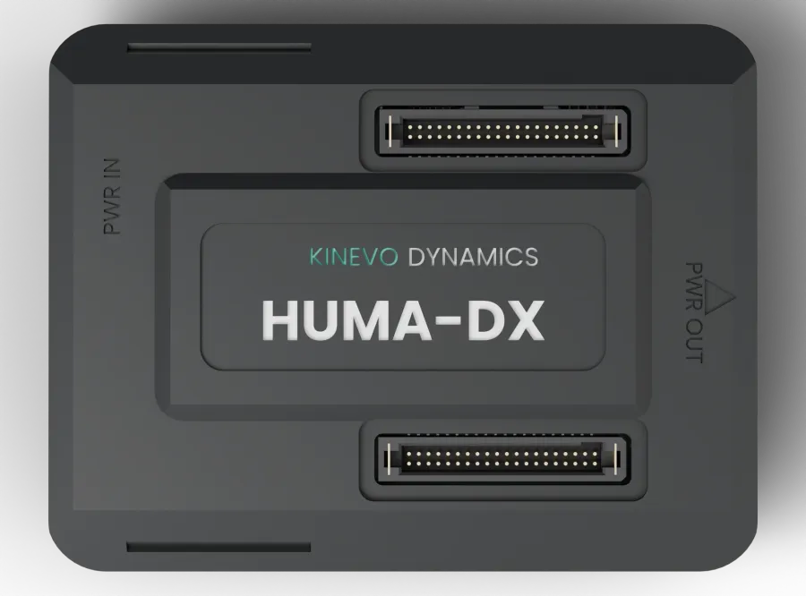HUMA-DX üst gövde ve I/O konnektör arayüzleri